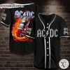 ACDC Electric Guitar Baseball Baseball Jersey Shirt