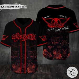 Aerosmith Baseball Baseball Jersey Shirt