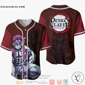Akaza Demon Slayer Baseball Jersey Shirt