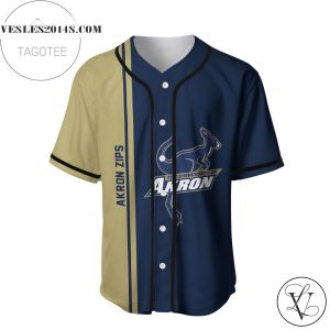 Akron Zips Baseball Jersey Half Style – NCAA