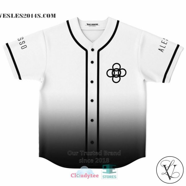 Alesso logo If I Lose Myself Tonight It’ll be You and I Baseball Jersey