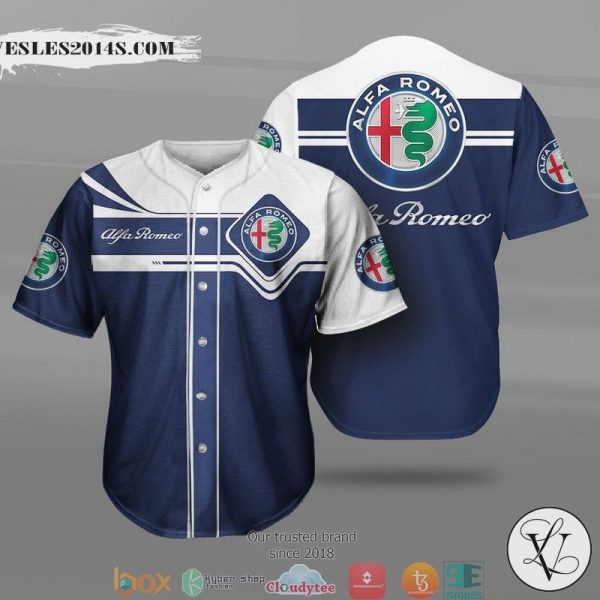 Alfa Romeo Car Motor Baseball Jersey