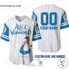 Alice In Wonderland Personalized Play Baseball Jersey Shirt