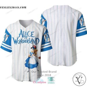 Alice In Wonderland Play Baseball Jersey Shirt
