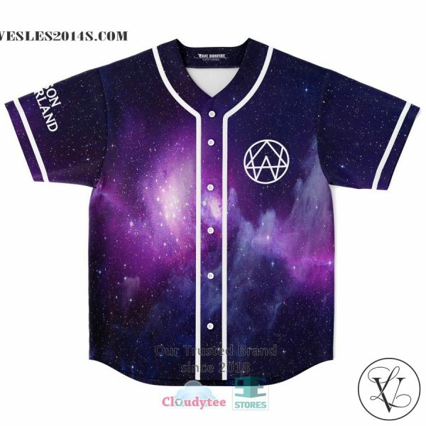 Alison Wonderland violet galaxy Baseball Jersey