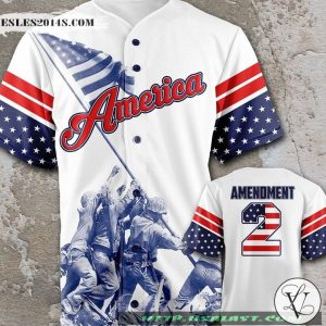 American 2nd Amendment Baseball Jersey Shirt