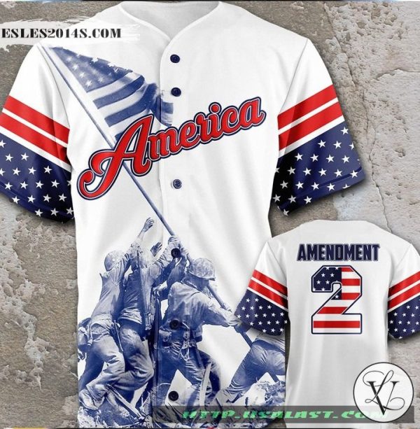 American 2nd Amendment Baseball Jersey Shirt