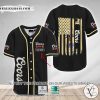 American Flag Coors Banquet Custom Name Baseball Jersey