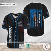 American Flag Natural Ice Custom Name Baseball Jersey