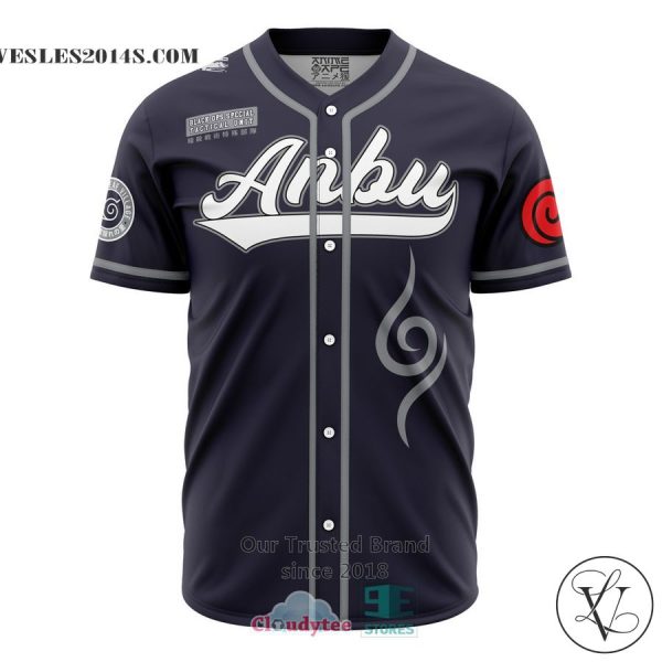 Anbu Kakashi Naruto Baseball Jersey