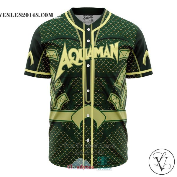 Aquaman DC Comics Baseball Jersey