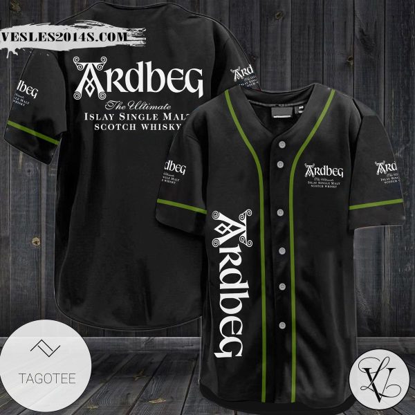 Ardbeg The Ultimate Islay Single Malt Scotch Whisky Baseball Jersey