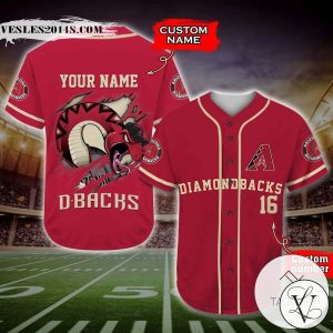 Arizona Diamondbacks Baseball Jersey MLB Custom Name And Number