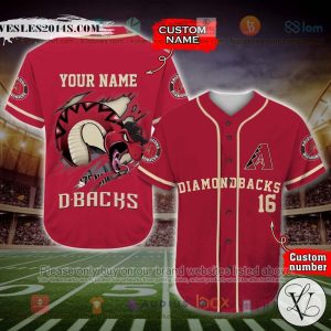 Arizona Diamondbacks MLB Custom Baseball Jersey