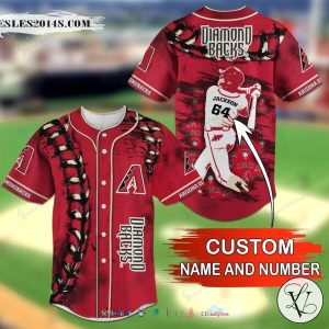 Arizona Diamondbacks MLB Personalized Baseball Jersey Shirt