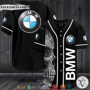BMW Skull Jersey Baseball Shirt