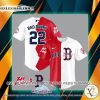 Bad Bunny Boston Red Sox white red Baseball Jersey