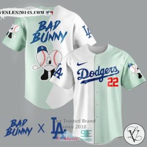 Bad Bunny Los Angeles Dodgers Baseball Jersey