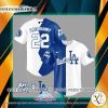 Bad Bunny Los Angeles Dodgers white blue Baseball Jersey