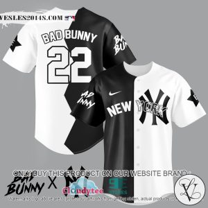 Bad Bunny New York Yankees Baseball Jersey
