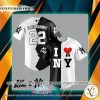 Bad Bunny New York Yankees I Love NY Baseball Jersey