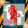 Bad Bunny St. Louis Cardinals white red Baseball Jersey