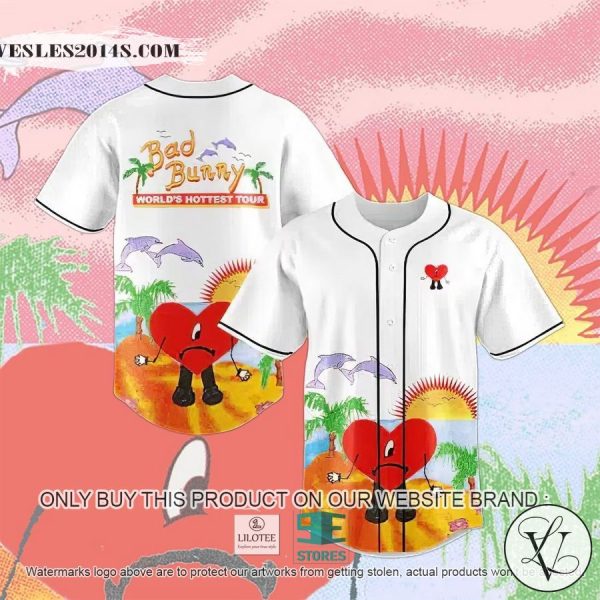 Bad Bunny World’s Hottest Tour Baseball Jersey