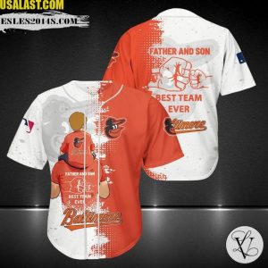 Baltimore Orioles Father And Son Team Baseball Jersey Shirt