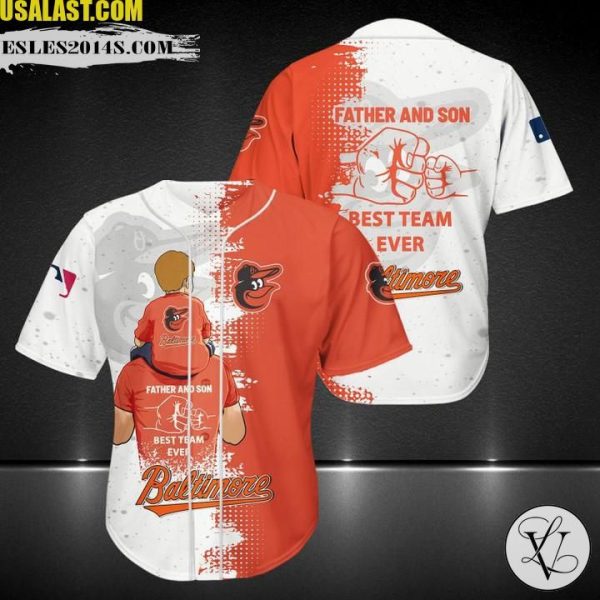 Baltimore Orioles Father And Son Team Baseball Jersey Shirt