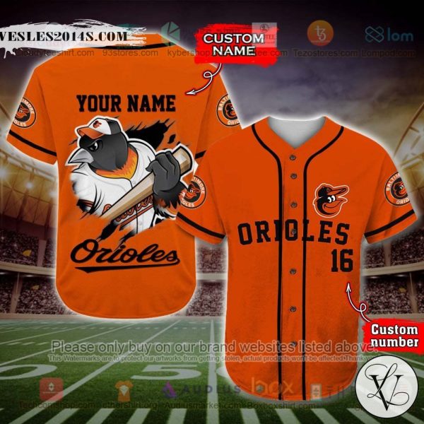 Baltimore Orioles MLB Custom Baseball Jersey