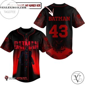 Batman Baseball Jersey 3d All Over Printed