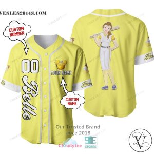 Beauty And The Beast Belle Personalized Baseball Jersey Shirt