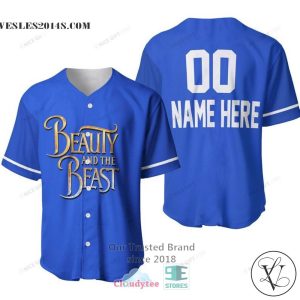 Beauty And The Beast Personalized Baseball Jersey Shirt