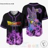 Beerus Dragon Ball Anime Baseball Jersey Shirt