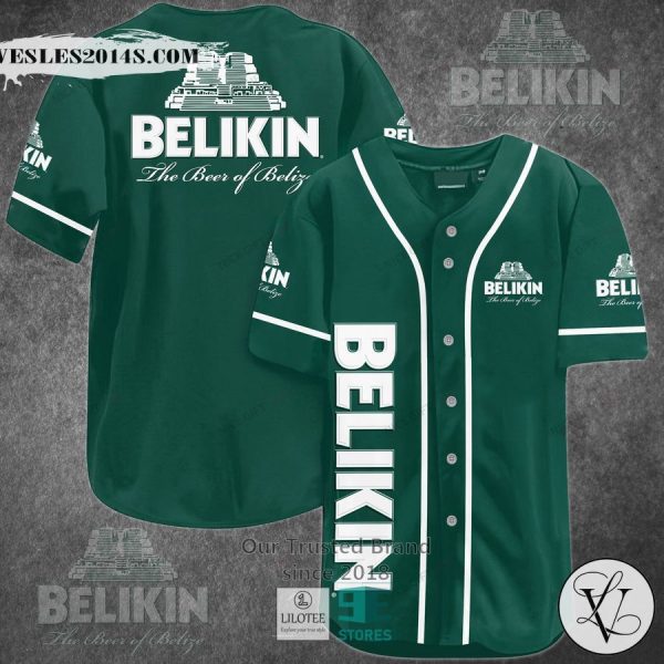 Belikin Beer Green Baseball Jersey