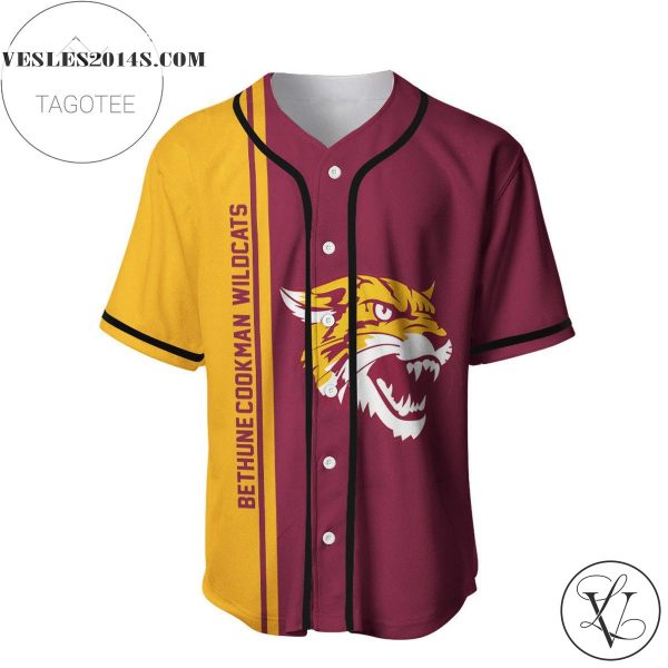 Bethune-Cookman Wildcats Baseball Jersey Half Style – NCAA