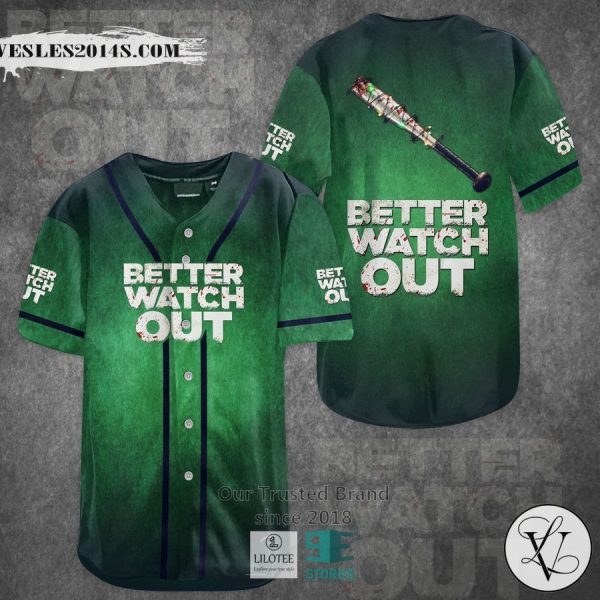 Better Watch Out Horror Movie Baseball Jersey