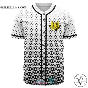 Bite This Black white Baseball Jersey