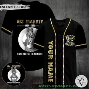 Biz Markie 1964 2021 Thank You For The Memories Personalized Baseball Jersey Shirt