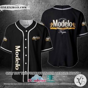 Black Modelo Negra Baseball Jersey