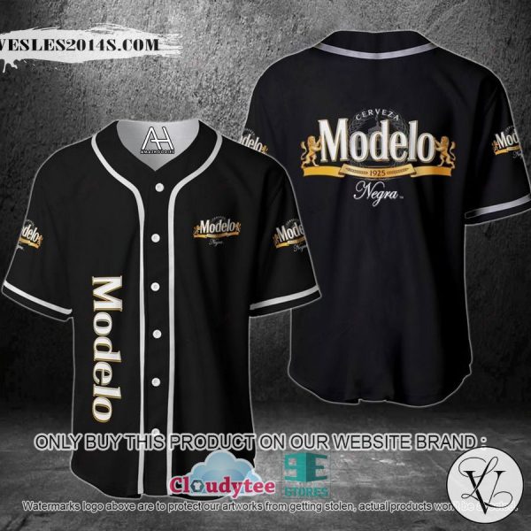 Black Modelo Negra Baseball Jersey