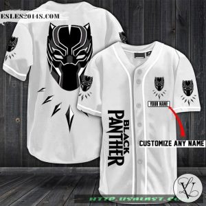 Black Panther Personalized Baseball Jersey Shirt