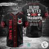 Blood Hunter The Monster Within Custom Name Baseball Jersey