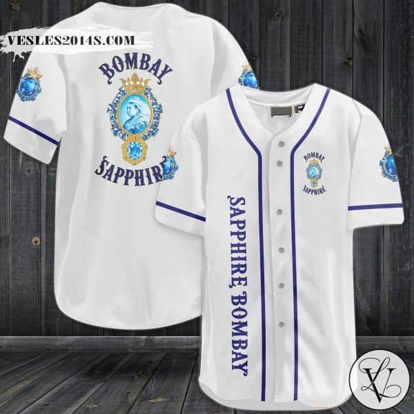 Bombay Sapphire Gin Baseball Jersey