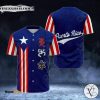 Boriken Puerto Rico Sol Taino Coqui Baseball Jersey