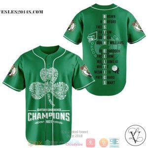 Boston Celtics Eastern Conference Champions 2022 Baseball Jersey