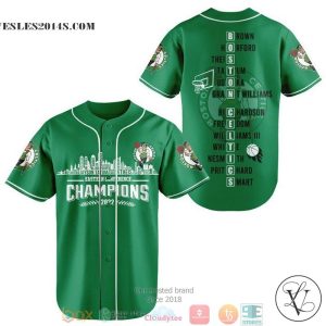 Boston Celtics Players name Eastern Conference Champions 2022 Baseball Jersey
