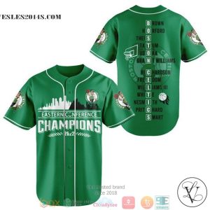 Boston Celtics Players name black Baseball Jersey