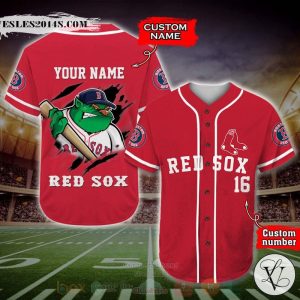 Boston Red Sox MLB Personalized Baseball Jersey