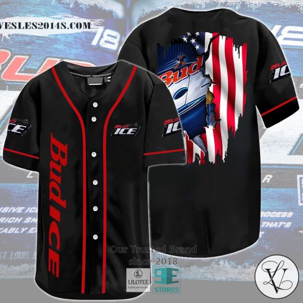 Bud Ice Baseball Jersey